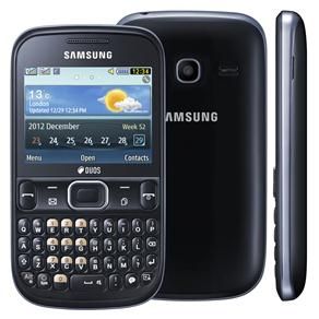 Celular Desbloqueado Samsung Chat 333 Duos Preto com Dual Ch
